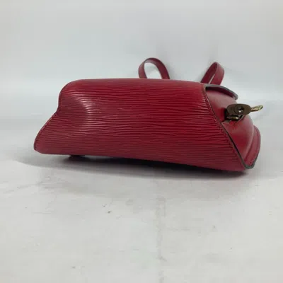 Pre-owned Louis Vuitton Red Color Epi Leather Backpack ()