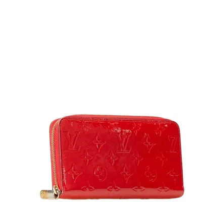 Pre-owned Louis Vuitton Red Color Patent Leather Coin Purse/coin Case ()
