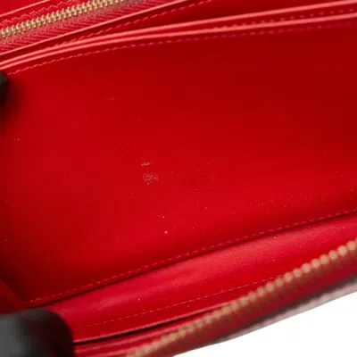 Pre-owned Louis Vuitton Red Color Patent Leather Coin Purse/coin Case ()