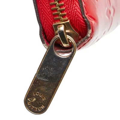 Pre-owned Louis Vuitton Red Color Patent Leather Coin Purse/coin Case ()