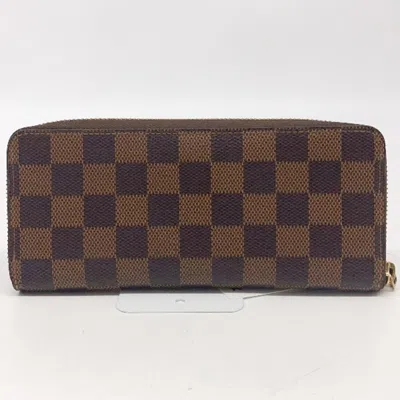 Pre-owned Louis Vuitton Rose Ballerine Damier Canvas Long Wallet (bi-fold) ()