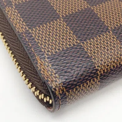 Pre-owned Louis Vuitton Rose Ballerine Damier Canvas Long Wallet (bi-fold) ()