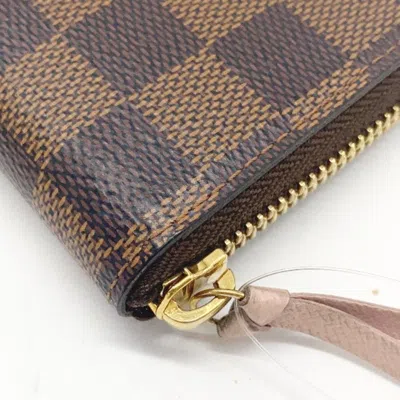 Pre-owned Louis Vuitton Rose Ballerine Damier Canvas Long Wallet (bi-fold) ()