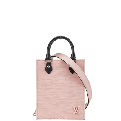 Pre-owned Louis Vuitton Rose Ballerine Leather Handbag Shoulder Bag ()