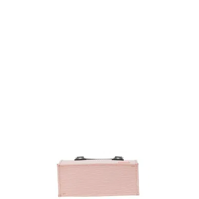 Pre-owned Louis Vuitton Rose Ballerine Leather Handbag Shoulder Bag ()