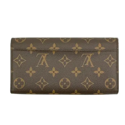 Pre-owned Louis Vuitton Rose Ballerine Monogram Long Wallet (bi-fold) ()