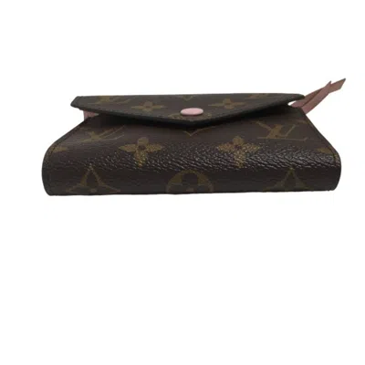 Pre-owned Louis Vuitton Rose Ballerine Monogram Wallet (tri-fold) ()