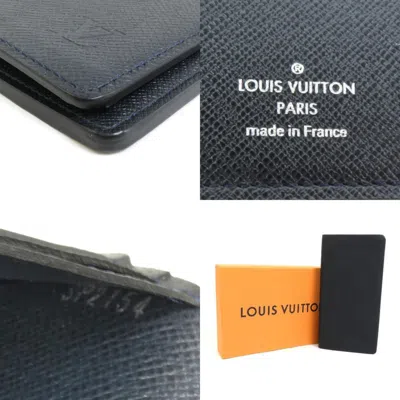 Pre-owned Louis Vuitton Taiga Boreal Taiga Leather Long Wallet (bi-fold) ()