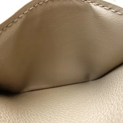 Pre-owned Louis Vuitton Tourterelle Leather Wallet (bi-fold) ()