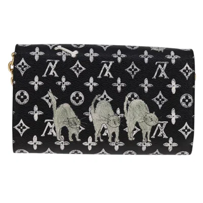 Pre-owned Louis Vuitton Twist Black Canvas Wallet  ()