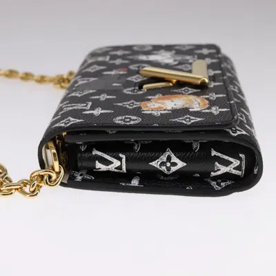 Pre-owned Louis Vuitton Twist Black Canvas Wallet  ()