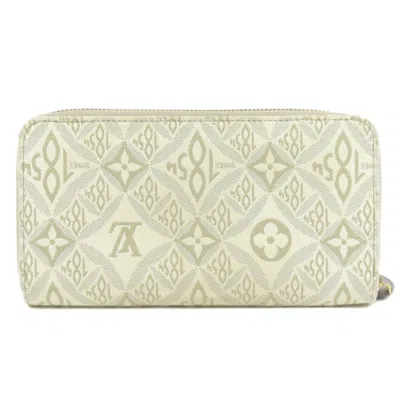 Pre-owned Louis Vuitton White Monogram Long Wallet (bi-fold) ()