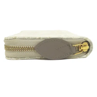Pre-owned Louis Vuitton White Monogram Long Wallet (bi-fold) ()