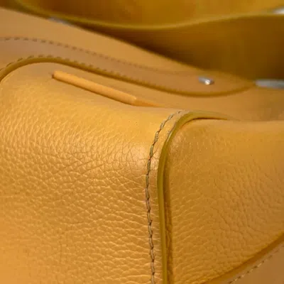 Pre-owned Louis Vuitton Yellow Leather Shoulder Bag ()