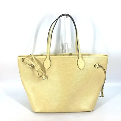 Pre-owned Louis Vuitton Yellow Leather Tote Bag ()