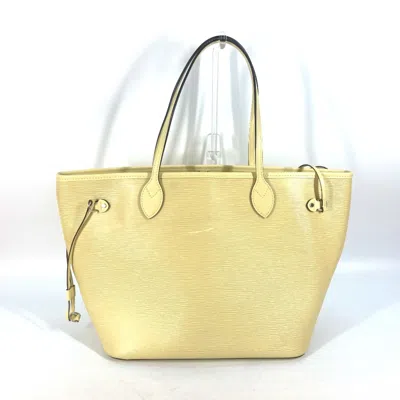 Pre-owned Louis Vuitton Yellow Leather Tote Bag ()