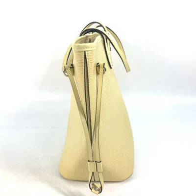 Pre-owned Louis Vuitton Yellow Leather Tote Bag ()