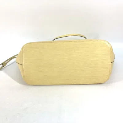 Pre-owned Louis Vuitton Yellow Leather Tote Bag ()