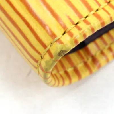 Pre-owned Louis Vuitton Yellow Long Wallet (bi-fold) ()