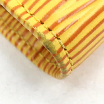 Pre-owned Louis Vuitton Yellow Long Wallet (bi-fold) ()