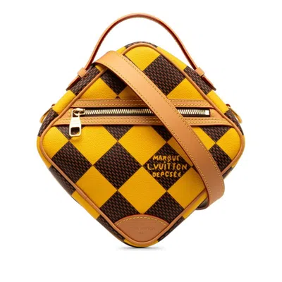 Pre-owned Louis Vuitton Yellow Pvc Leather Shoulder Bag ()
