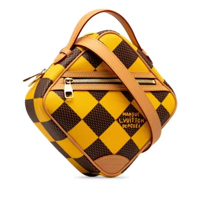 Pre-owned Louis Vuitton Yellow Pvc Leather Shoulder Bag ()