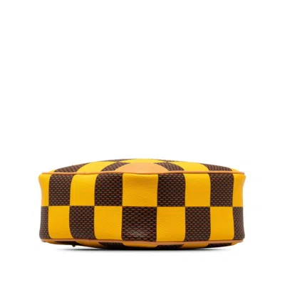 Pre-owned Louis Vuitton Yellow Pvc Leather Shoulder Bag ()
