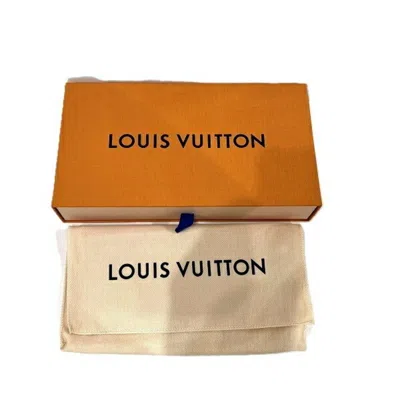 Pre-owned Louis Vuitton Yellow Pvc Long Wallet (bi-fold) ()