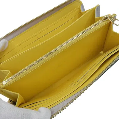 Pre-owned Louis Vuitton Yellow Wallet (bi-fold) ()