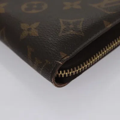 Pre-owned Louis Vuitton Zippy Wallet Brown Canvas Wallet  ()