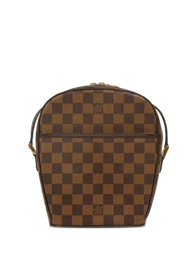 Pre-owned Louis Vuitton 2003 Damier Ipanema Pm Shoulder Bag In Brown