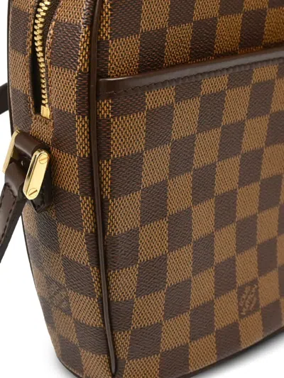 Pre-owned Louis Vuitton 2003 Damier Ipanema Pm Shoulder Bag In Brown