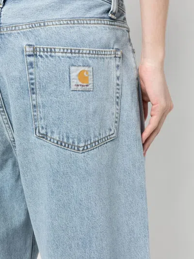 Carhartt Jeans  Wip Men Color Gnawed Blue