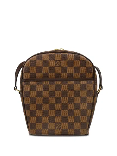 Pre-owned Louis Vuitton 2006 Damier Ipanema Pm Shoulder Bag In Brown