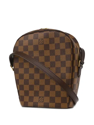 Pre-owned Louis Vuitton 2006 Damier Ipanema Pm Shoulder Bag In Brown