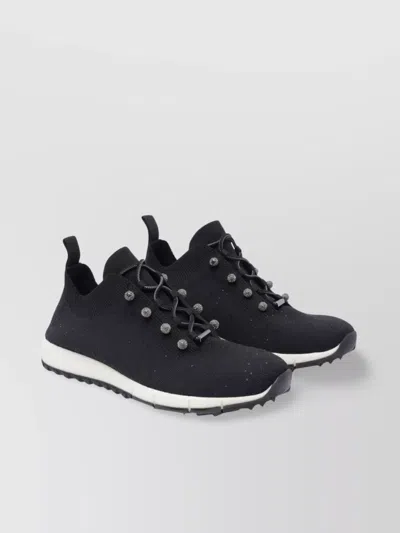Jimmy Choo 'knitted Sneakers With Sequins - In Grey