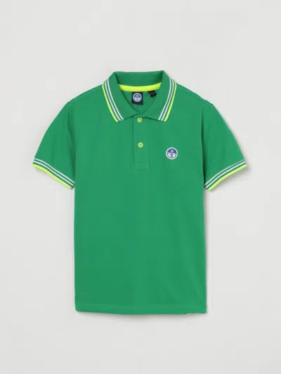 North Sails Polo Shirt  Kids Color Green In Green