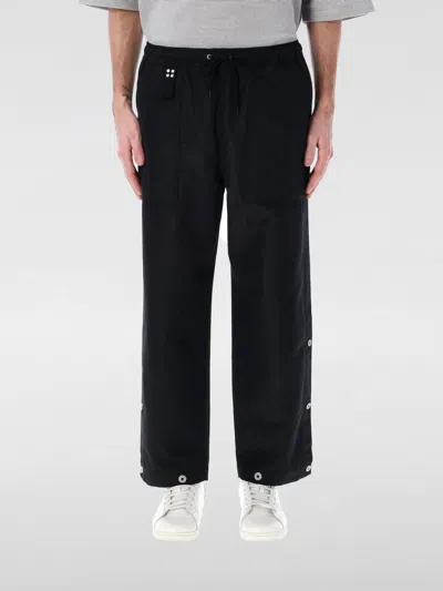 Comme Des Garçons Buttoned Pant With Elasticated Waist In Black