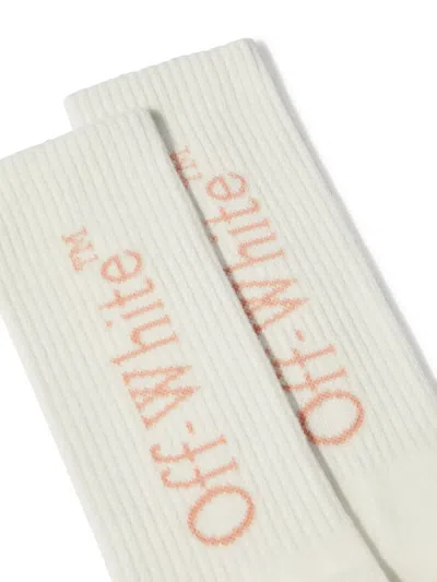 Off-white Bookish Long Socks In White
