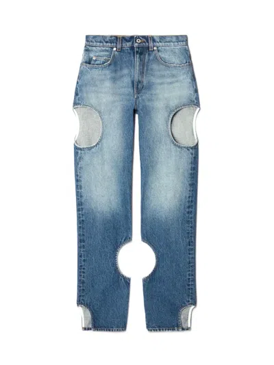 Off-white Vintage Blue Meteor Jeans In Blue