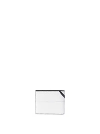 Off-white Black Ooo Sneaker Bifold Wallet In White