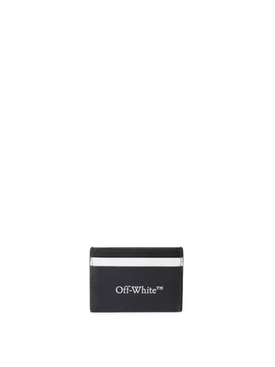 Off-white Ooo Sneaker Card Holder In Black