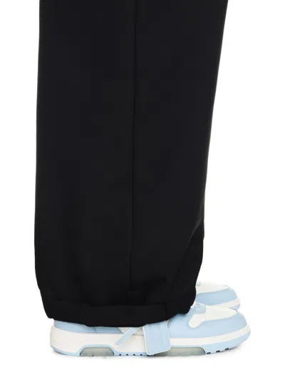 Off-white Out Of Office Leather Sneakers In Blue