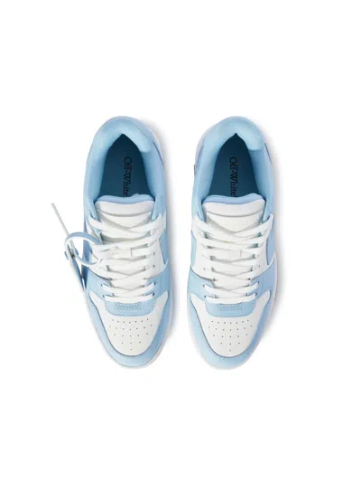 Off-white Out Of Office Leather Sneakers In Blue