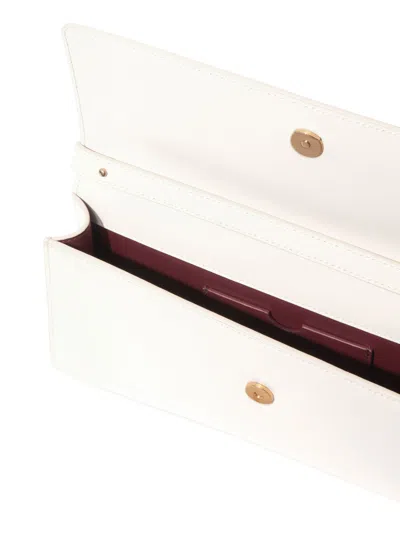 Off-white Jitney 1.0 Leather Shoulder Bag In White