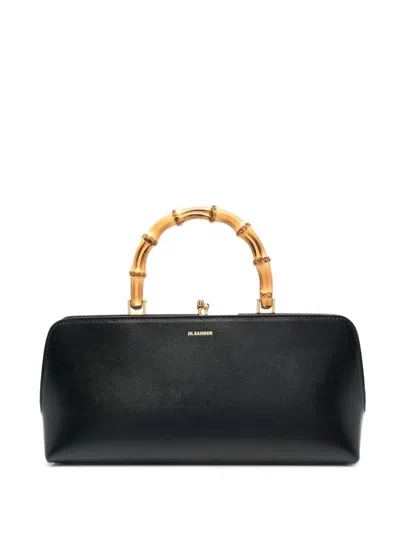 Jil Sander Women Goji Bamboo Small Leather Handbag In Multi