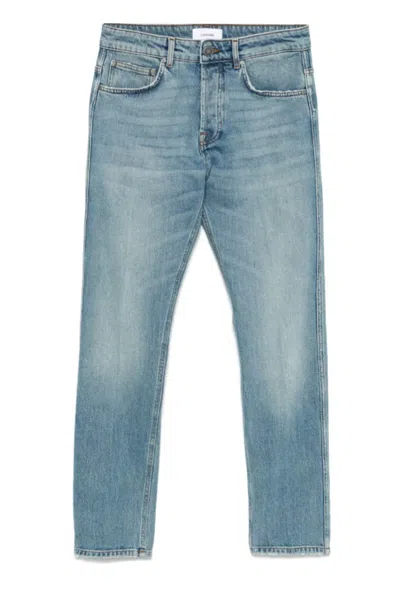 Lardini Straight Leg Denim Pants In Denim