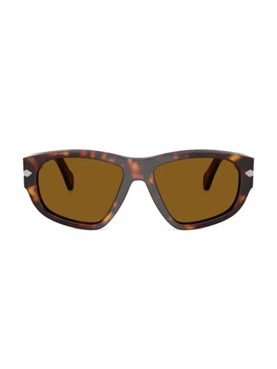 Persol Oversize-frame Sunglasses In Brown