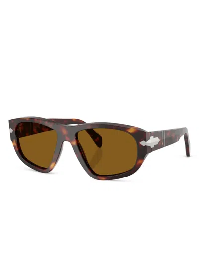 Persol Oversize-frame Sunglasses In Brown