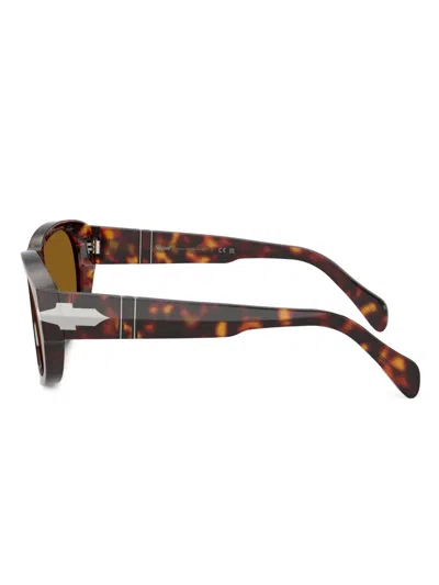 Persol Oversize-frame Sunglasses In Brown